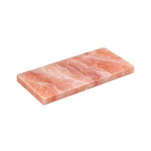 Salt tile 0.75 x 4 x 8, illustrative proportions with first figure shown as thickness